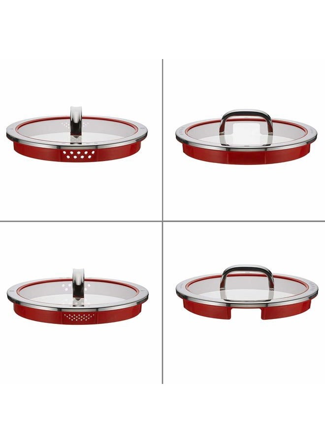 WMF sauce pan Ø 16 cm approx. 1,4l Function 4 Inside scaling lid - pour off or decant liquids without spilling to keep your dishes and cooker clean. Made in Germany hollow side handles glass lid - Image 3