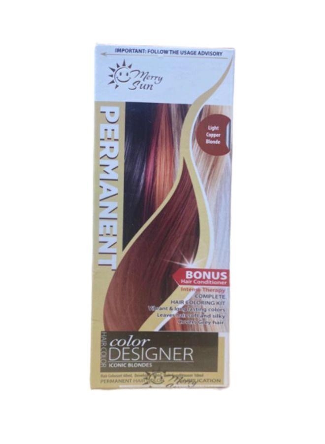 merry sun Hair Coloring Kit Light Copper Blonde - Image 1