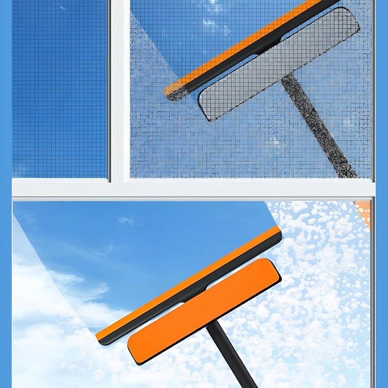 Wipsor مساحة 3 في 1 بتصميم مزدوج الجوانب لمساحة الزجاج للنوافذ، زجاج السيارة، المرايا، الأرضيات 360° قابلة للدوران مع قبضة مريحة - Image 4