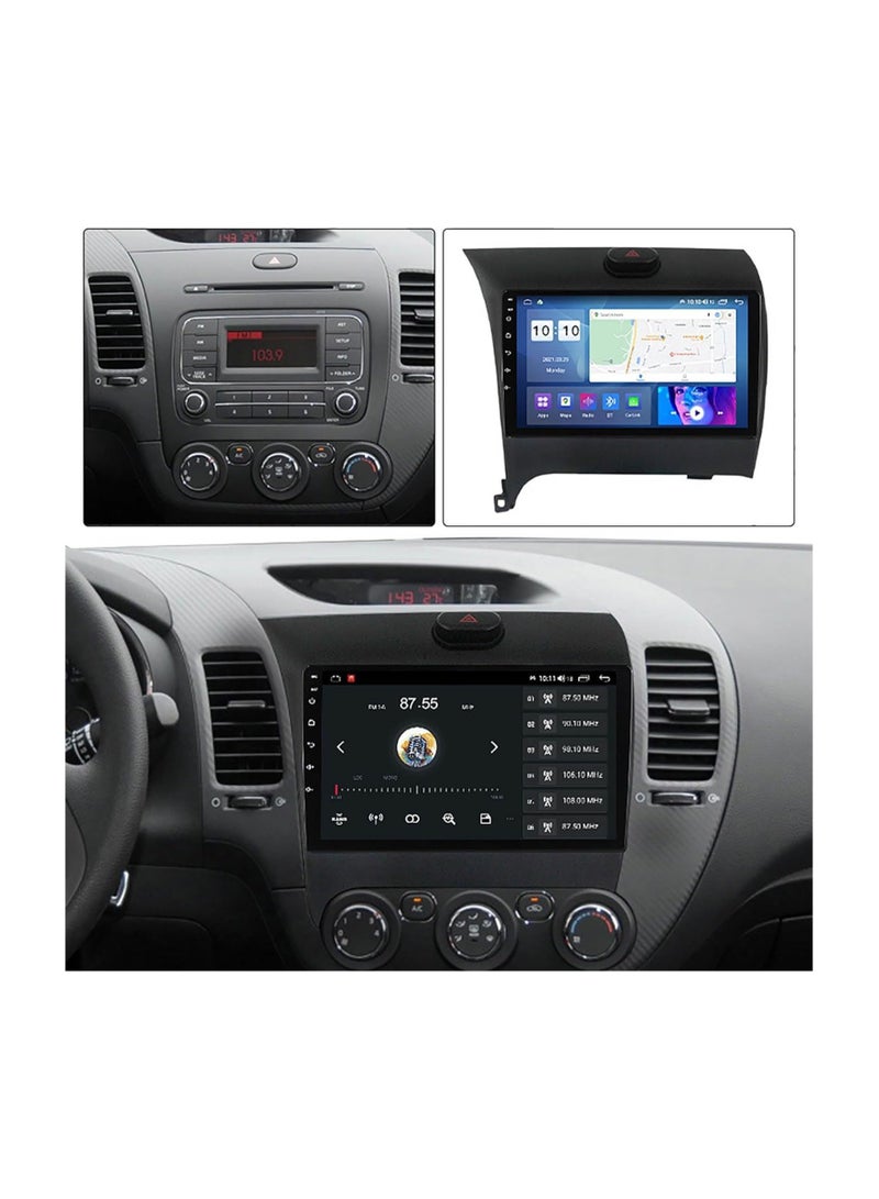 SHEZA STAR ستيريو سيارة أندرويد لكيا سيراتو K3 فورتي 2013 2014 2015 2016 2017 2018 6 جيجابايت رام 128 جيجابايت روم 9 بوصة بطاقة SIM، أبل كاربلاي، ميرورلينك واي فاي BT، شاشة لمس DSP IPS مع كاميرا AHD متضمنة - Image 2