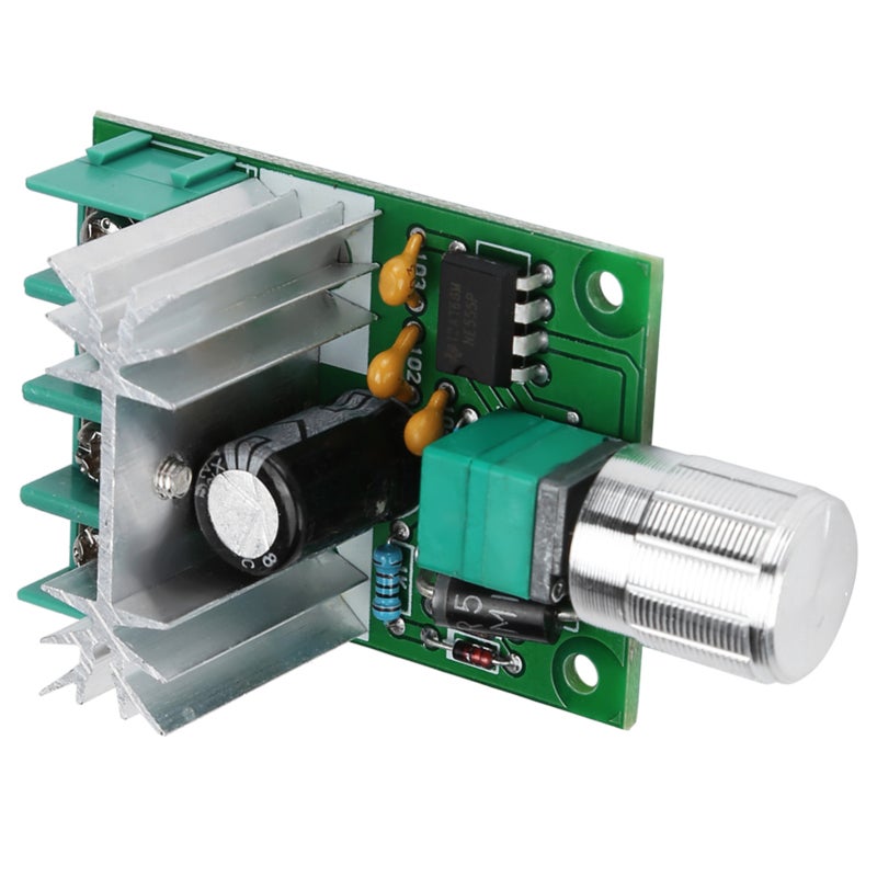 MOTOR DC Motor Speed Controller: DC 6-12V 6A, Stable Performance, Aluminum Alloy Knob With Switch Function - High Quality Circuit Board, Screw Terminals, Direction Adjustable for DC Motor Wiring & Regulatio - Image 5