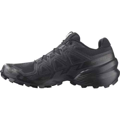 Salomon Men's Speedcross 6 Sneaker, Black/Black/Phantom, 10 - Image 4