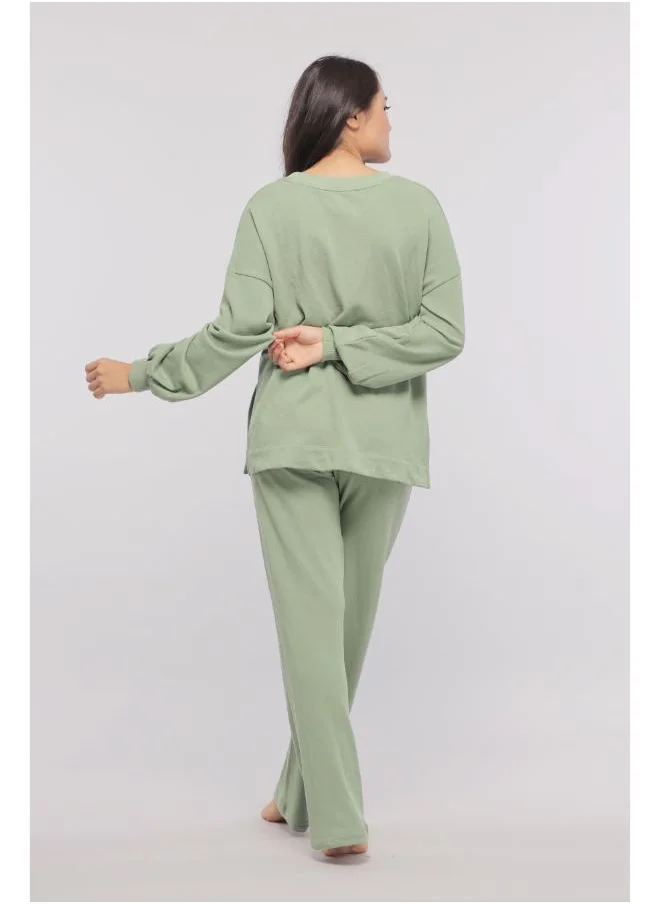 نسيسير Mint Green Terry Travel Set
