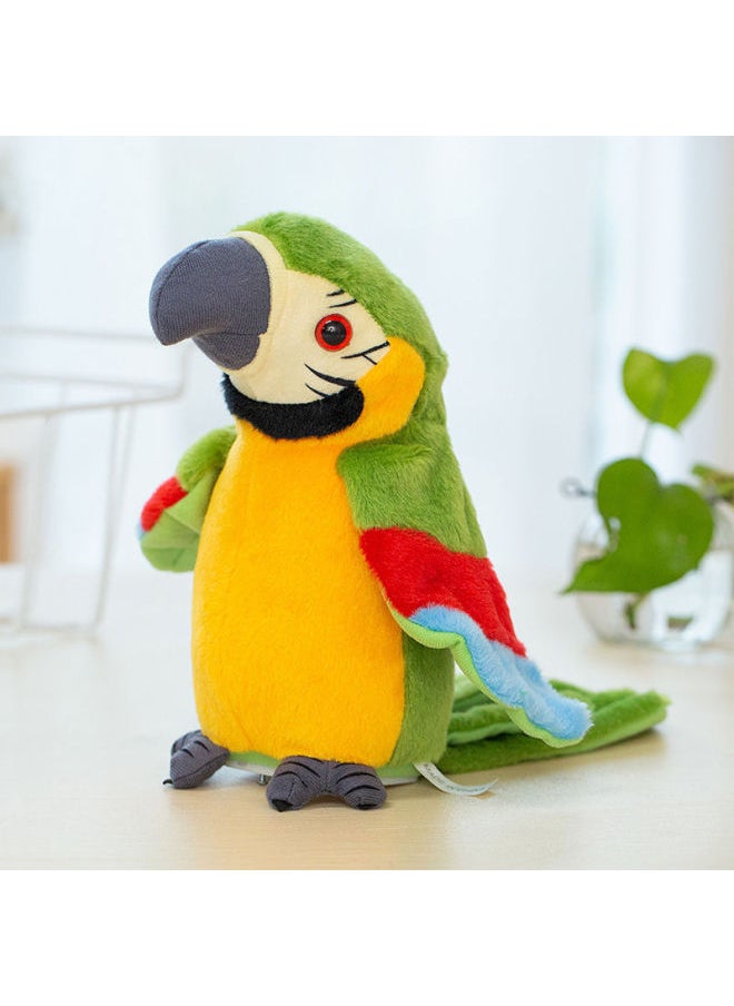 Simulation Of The Tongue Parrot Doll Dancing Doll Macaw Repetition Learning To Talk Children's Plush Toy Gift-Color:Red Flamingo-Specifications:Battery  - Image 5