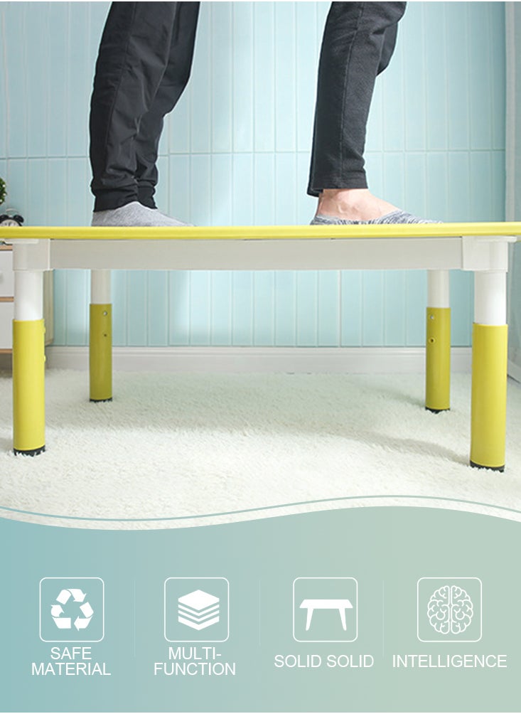 Perfii - Sturdy & Safe Adjustable-Height Mobile Preschool Activity Table - Easy Installation, Thoughtful Design - Image 1