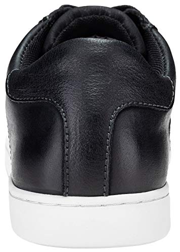 Jousen Men' s Casual Shoes Leather Dress Sneakers Business Casual Shoes for Men Breathable Fashion Sneakers (MY852 Black 10.5) - Image 4