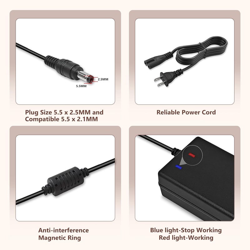 GnoTis Replacement for Logitech G920 G29 Power Supply - Image 5