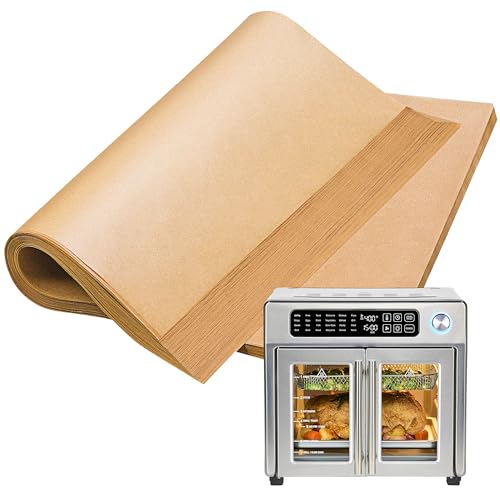 SIUDANGKA Air Fryer Liners Disposable for Emeril Lagasse 26 QT Extra Large Air Fryer, 100 PCS Unbleached Parchment Paper Sheets Accessories for Emeril Lagasse 26 Qt Toaster Oven - Image 1