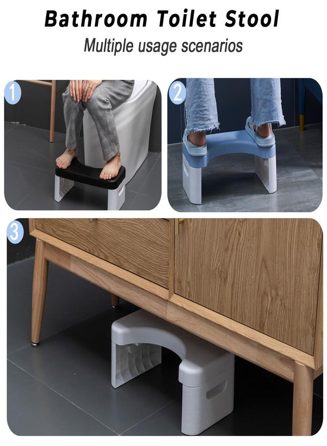 Couleurs Bathroom Toilet, Squat Toilet, Removable Multifunctional Seat Tray, Portable Step for Home Bathroom, Portable, Squat Toilet Stool, Convenient and Compact, Sturdy (White) - Image 4