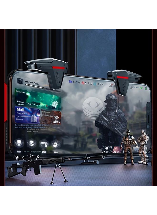 لا بطارية فيزياء سوداء جهاز تحكم لعبة محمول مفتاح مساعد للعبة PUBG للتصويب - Image 5