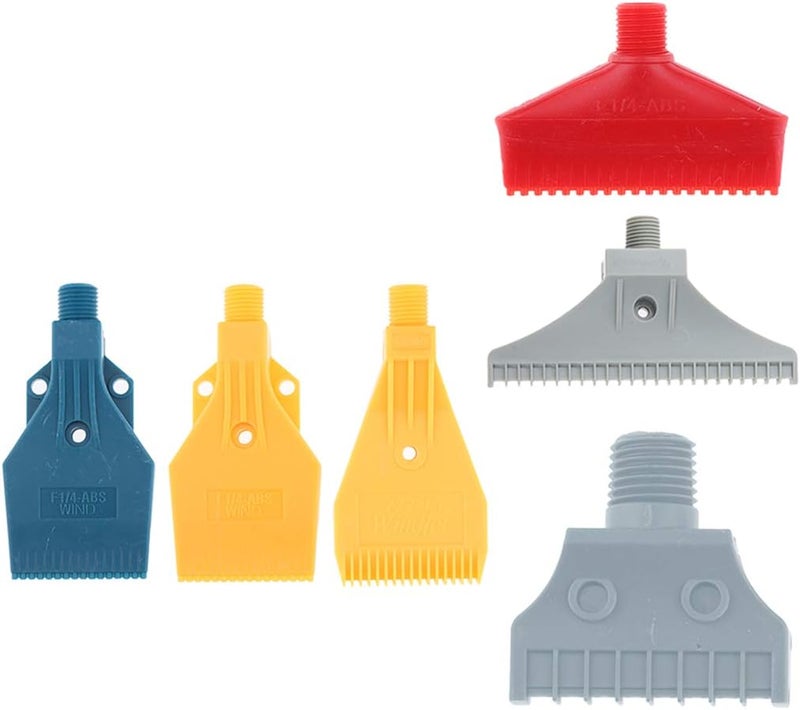klarako Multi Blow Flat Fan Nozzle, Air Jet Blower, Duster Dryer klarakoAir Spreader klarako1/4 Bspt, 6Pcs - Image 1