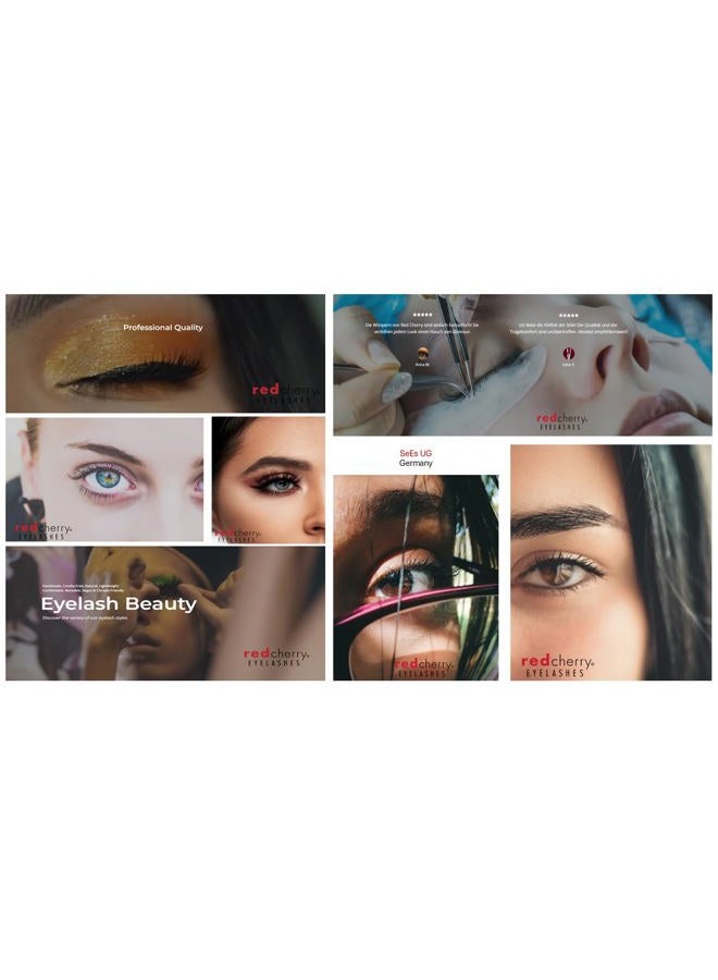 Red Cherry Eyelashes #747xs (Pack of 3) - Image 5