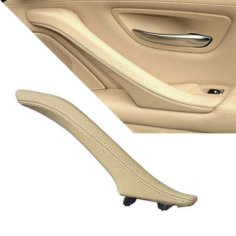 Goodithy Right Passenger Side Door Handle Assembly Compatible with BMW 5 Series F10 F11 Interior Door Handle Complete Replacement for BMW 520 523 525 528 530 535 20102017Beige