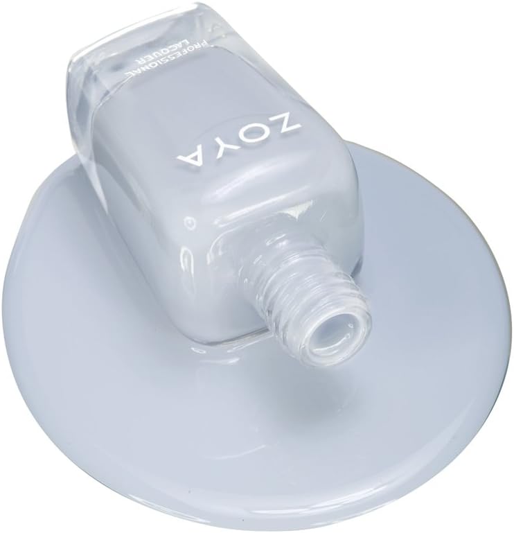 Zoya Kirsten Nail Polish - Gull Gray with Bluish Hue, 15ml - Image 4