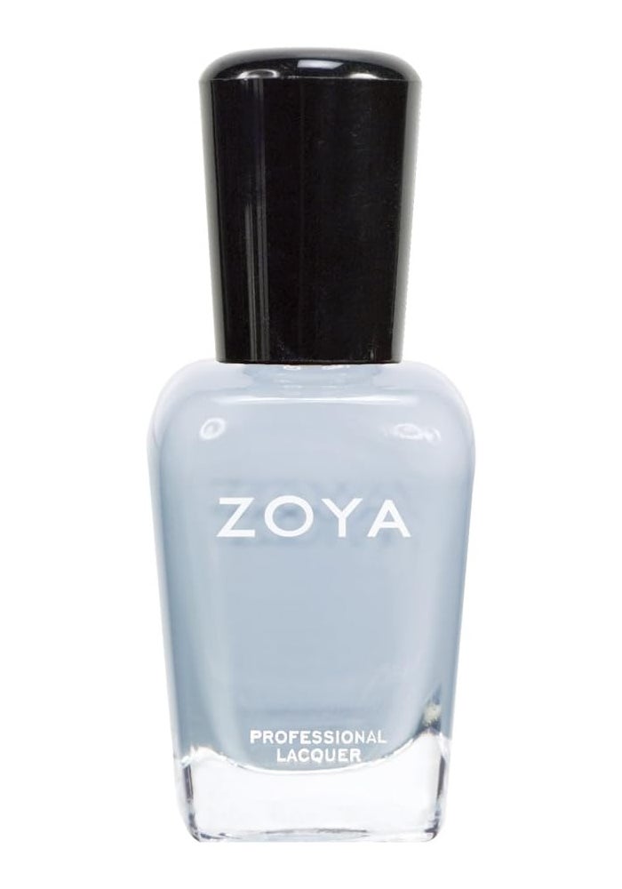 Zoya Kirsten Nail Polish - Gull Gray with Bluish Hue, 15ml - Image 1