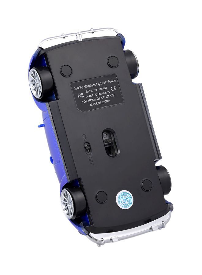 Loquat Car Shaped LED Mouse Blue - Image 2