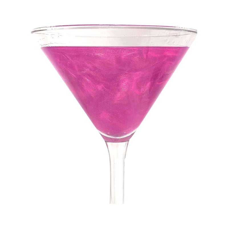 Snowy River Edible Cocktail Glitter All Natural Edible Beverage Glitter for Cocktails Wine Champagne Soda Perfect for Parties or Dusting Cakes 12 Gram Pink