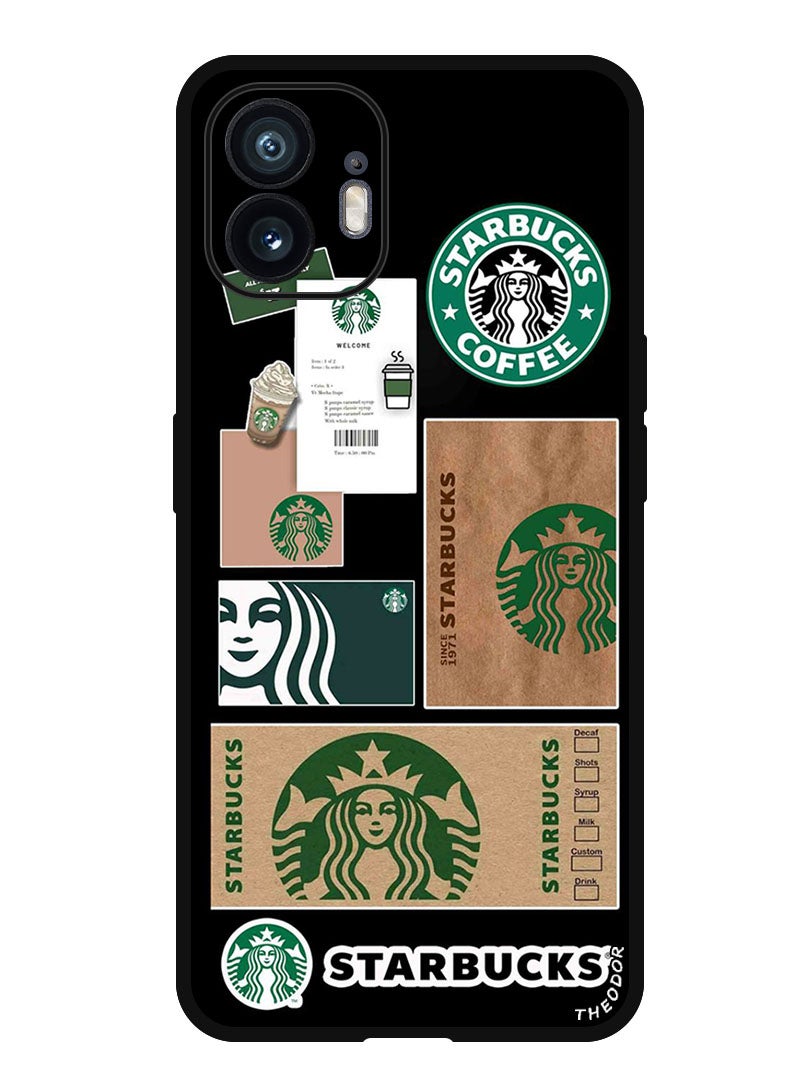 Theodor Protective Case Anti Scratch Shock Proof Bumper Cover For Nothing Phone (2) StarBucks 5 - Image 1