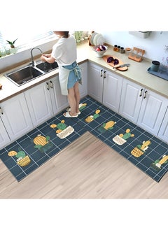 Generic Comfortable Non-Slip Kitchen Mats, Set Of 2 Washable And Dust-Proof Rugs, Easy To Maintain With A Convenient Removable Sliding Feature, Perfect For Enhancing Your Kitchen Decor  - Image 1