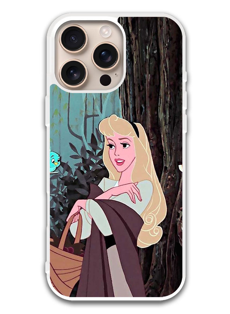 Theodor Protective Case Cover For APPLE IPHONE 16 Pro Princess (2) (White Bumper) - Image 1
