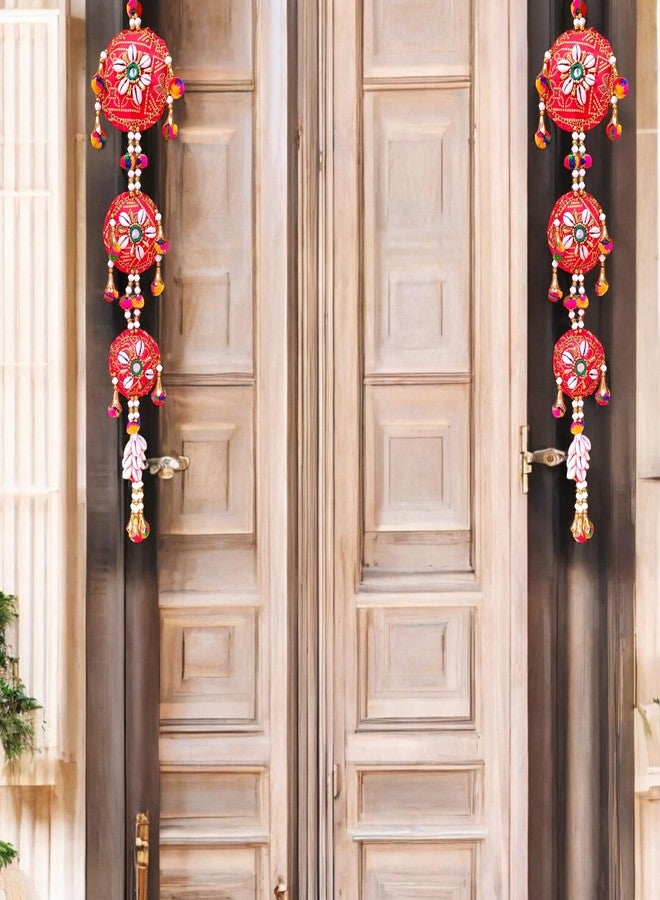 DK trades - Diwali Festival Decoration Items for Home Dcor | Hanging Latkan Toran for Pooja Room Main Door Entrance Temple Wedding Festival | Diwali Deepavali Dcor | Toran Side Hanging - Image 1