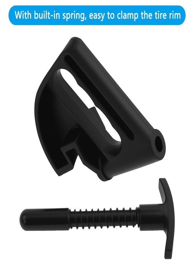 VKVXCLON Universal Tire Changer Repair Tools Bead Clamp Drop Center Helper - Rim Pry Solid Nylon Plastic No Scratches Built-in Spring for Most Vehicle Motorcycle Low Profile Tire (2 Pack) - Image 2
