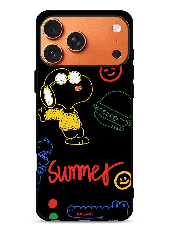 Tolwak Apple iPhone 17 Pro Max Protective Case Cover Summer Sticker - Image 1