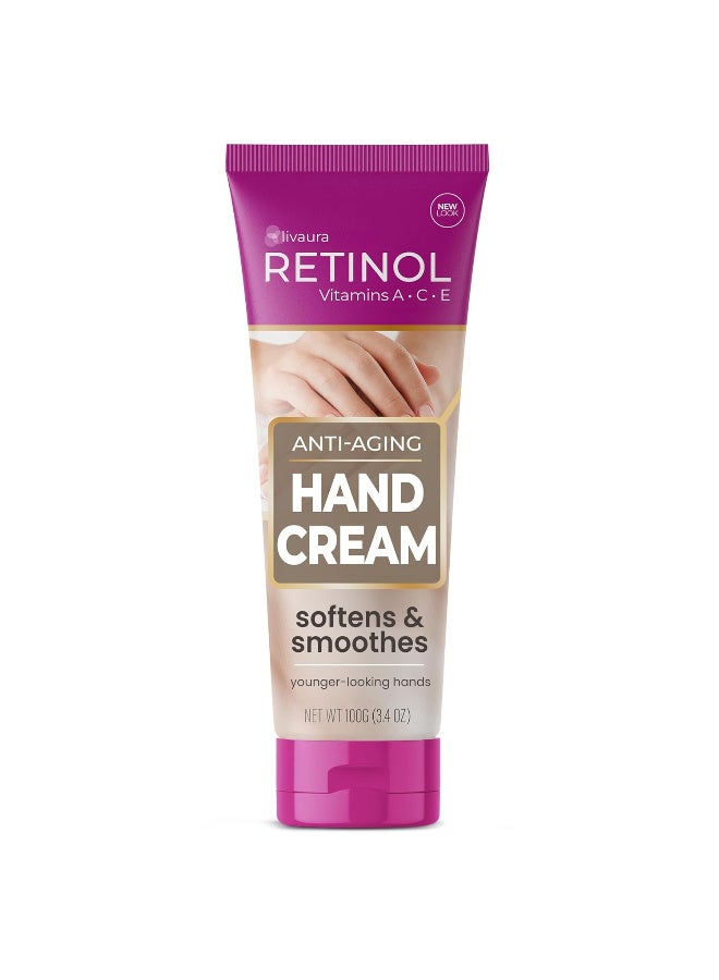 RETINOL LIVAURA Retinol Anti-Aging Hand Cream with Vitamins A, C, E for Younger Looking Hands - Image 2