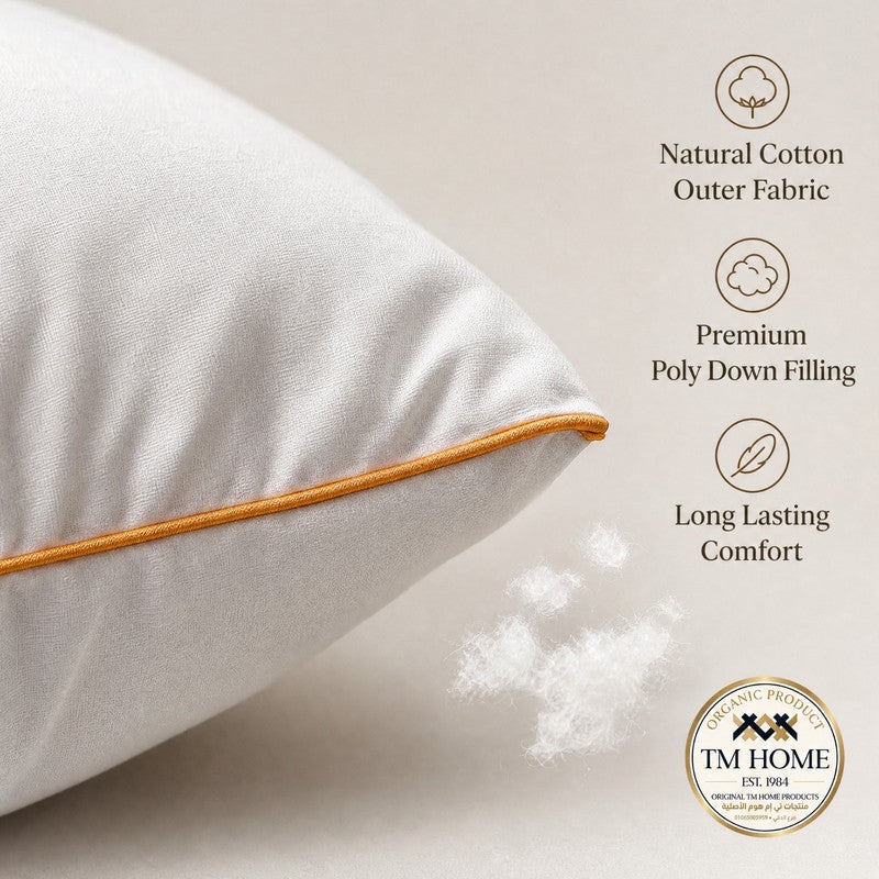 TM HOME Quilted Hotel Mattress Topper, Set with 2 Pillows, 120 x 200 cm, Soft Support, Premium Hotel Quality - Image 4
