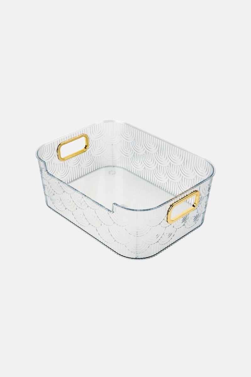 Oasis Home Multi-Purpose Storage Bin, Transparent - Image 1