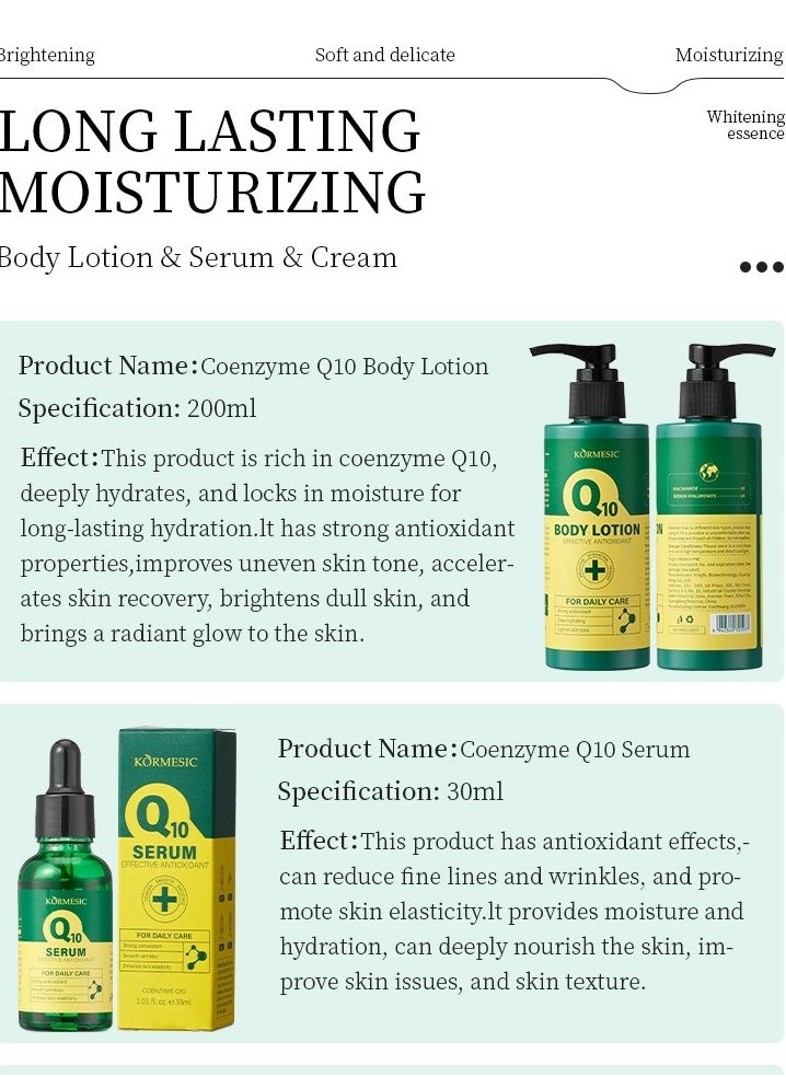 Kormesic Coenzyme Q10 Body Lotion - Moisturizing & Fast-Absorbing  - Image 2