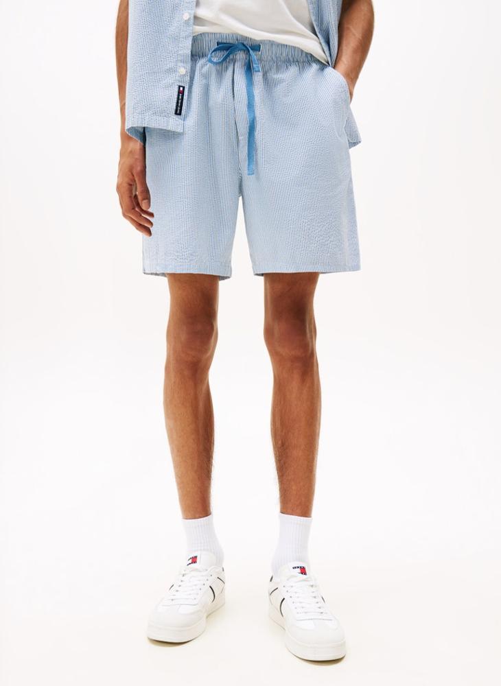 TOMMY JEANS Seersucker Beach Shorts  - Image 1