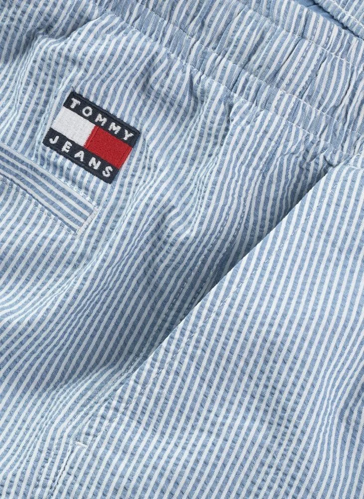 TOMMY JEANS Seersucker Beach Shorts