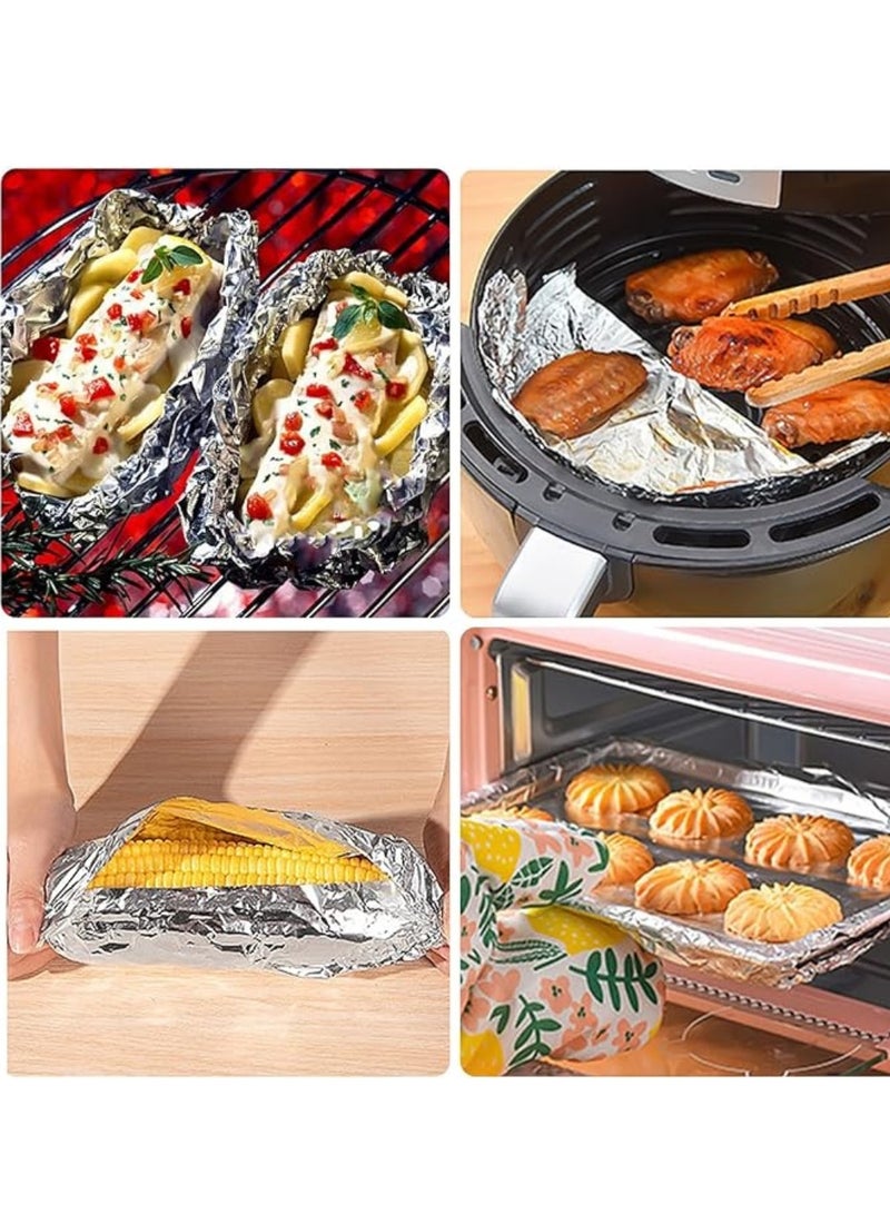 CRYSTAL Premium Aluminium Foil Roll - 45cm x 300m, 1.8Kg Heavy Duty Catering Grade,Pack of 6 - Image 4