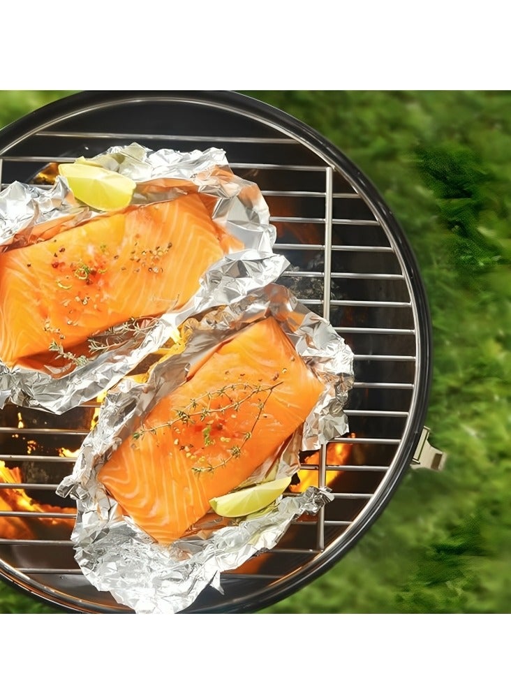 CRYSTAL Premium Aluminium Foil Roll - 45cm x 300m, 1.8Kg Heavy Duty Catering Grade,Pack of 6 - Image 5