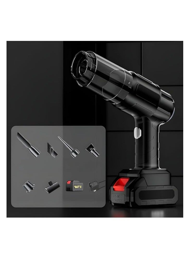 SUKILO Wireless Handheld Car Vacuum Cleaner – 3-in-1 Portable High Power 18000PA Suction & Blower with Brushless Motor, Long Battery Life for Car & Home (Up to 60 Min Runtime) - Image 3