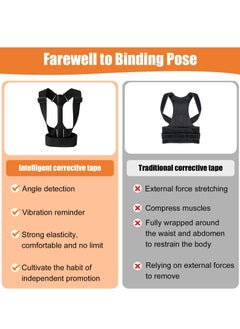 KASTWAVE Adjustable Posture Corrector with High-Precision Motion Chip - Universal Back Brace for Adults, Real-Time Posture Detection with Vibration Alert for Pain Relief, Suitable for Home Office Outdoor Use  - Image 5