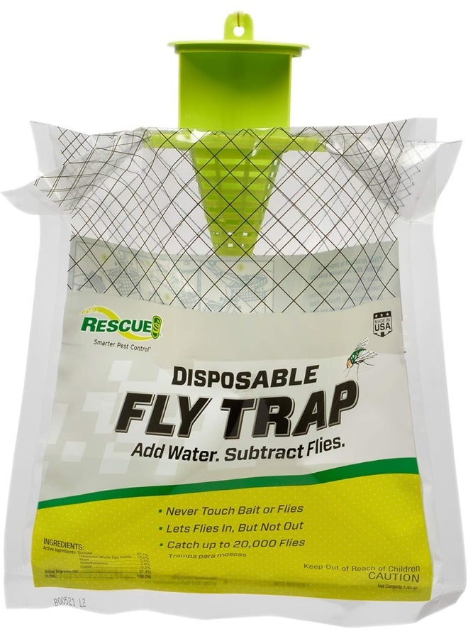RESCUE! Outdoor Disposable Hanging Fly Trap - Image 1