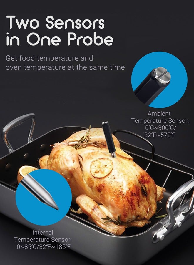 INKBIRD Food Thermometer TNT-11-B Truly Wire-free BBQ Meat Thermometer Bluetooth 5.0 Meat Thermometer for Oven Smoker Grill Sous Vide IP67 Waterproof APP Control - Image 5