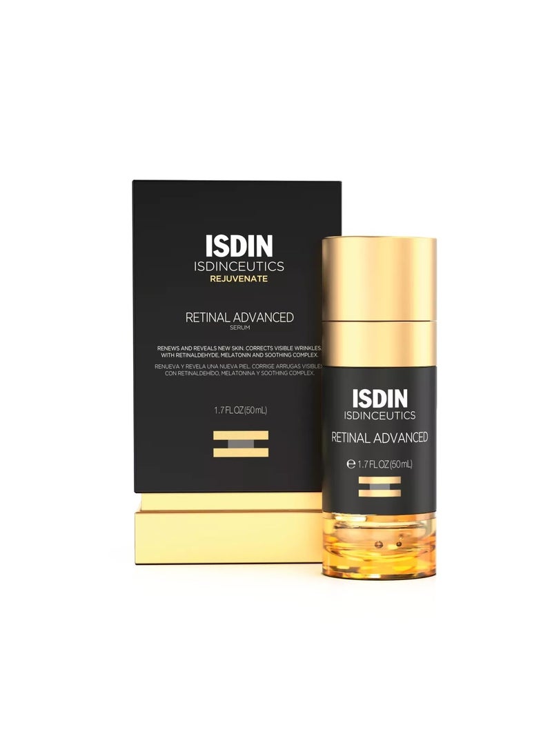 ISDIN ISDIN Isdinceutics Retinal Advanced - Rejuvenating Facial Night Serum with Retinaldehyde and Melatonin 1.7 FL OZ (50 ml) 