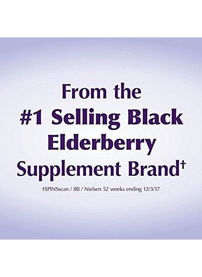 Sambucus - Nature Way Sambucus Elderberry Gummies Herbal Supplements With Vitamin C And Zinc Gluten Free Vegetarian 60 Gummies (Packaging May Vary) Pack Of 2 - Image 1