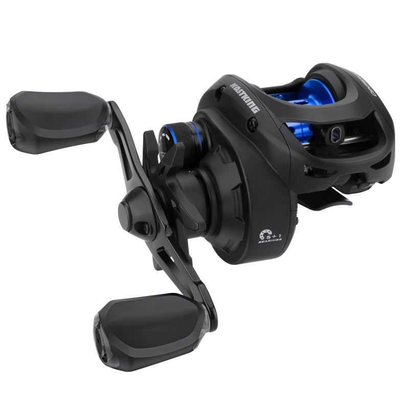 KastKing Centron Lite Baitcasting Fishing Reels, 7.1:1 Gear Ratio, Right Handed Reel, Black - Image 1
