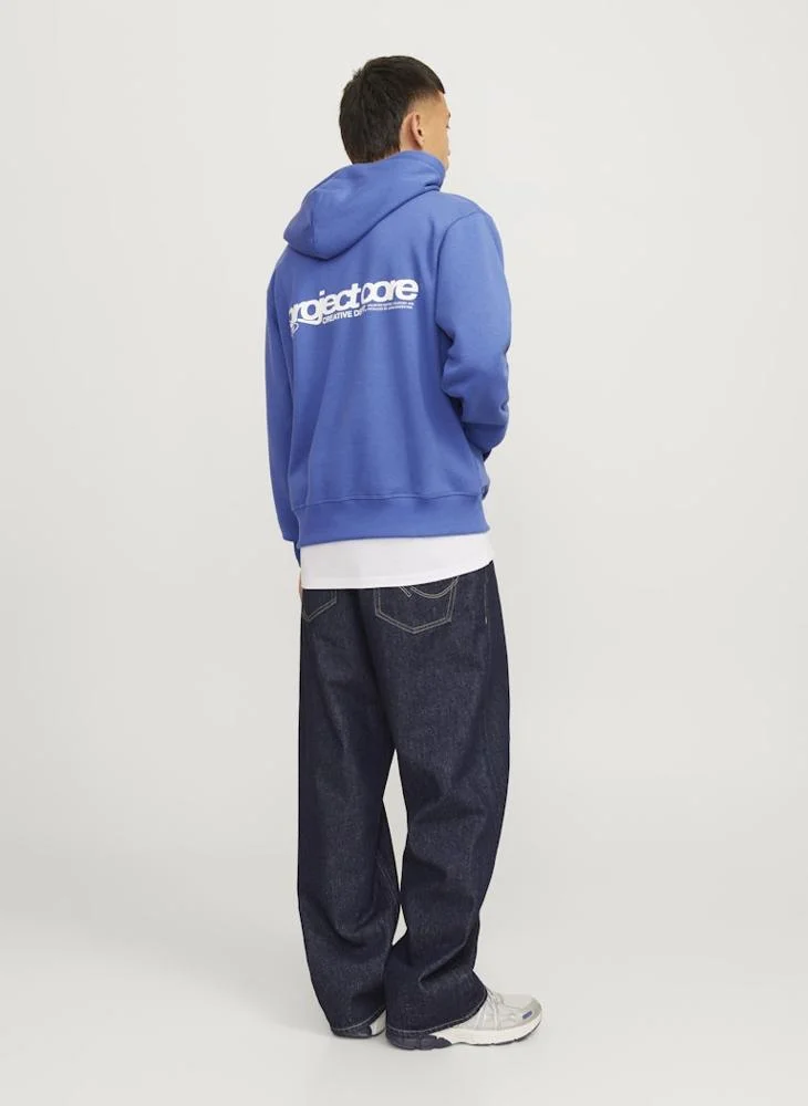 JACK & JONES Printed  Sweat Hoodie