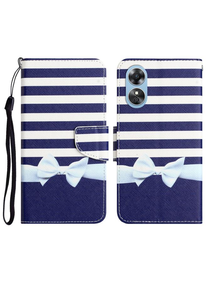 S-TOP Case For OPPO A17 Colored Drawing Leather Phone Case - Image 1