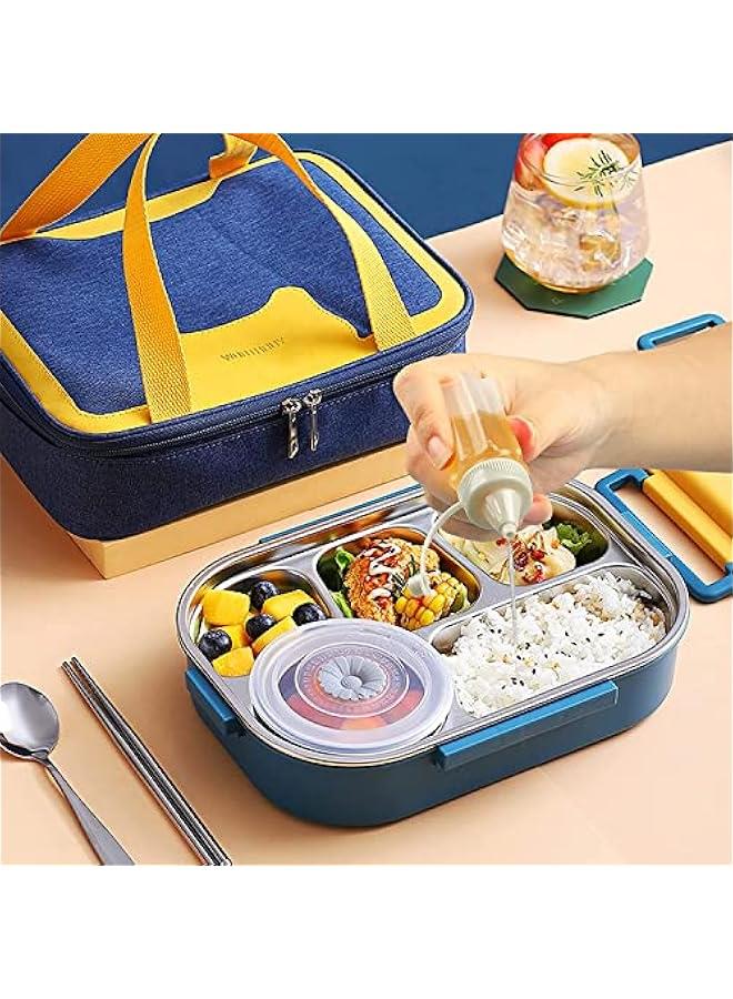 RYNX 4 Mini Squeeze Bottles Bento Box Plastic Condiment Bottle Tomato Ketchup Hy Salad Dressing Container Mini Condiment Squeeze Bottles Plastic Squeeze Bottles Dressing Container 30ML)  - Image 5