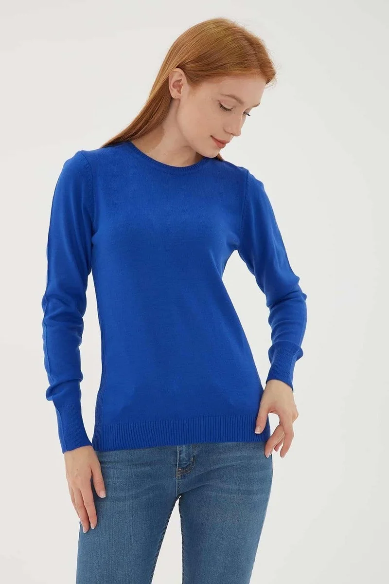 فاشن فريندز Women's Crew Neck Sweater 24K0245K1