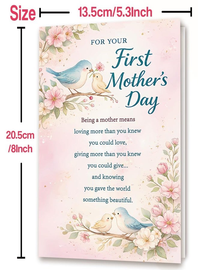 Mcduldul First Mothers Day Card, Happy 1st Mother's Day Card Gifts for New Mom, First Time Mom Gifts - Image 3