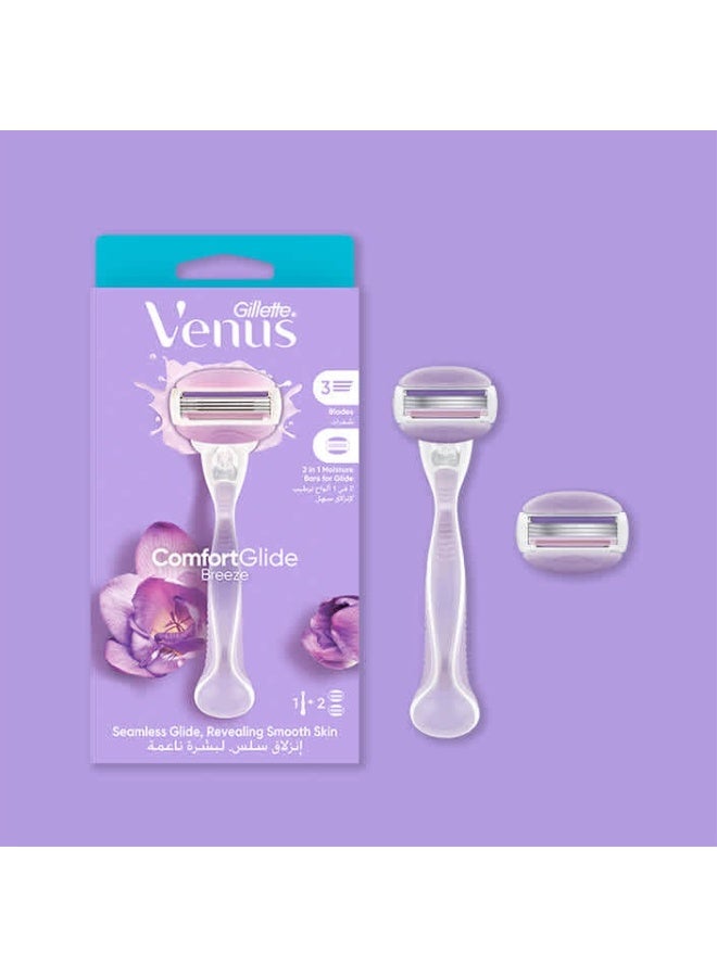 Gillette Venus Comfortglide Breeze Handle + 2 Blades - Image 5