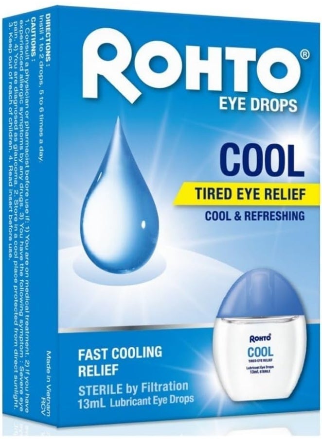 Rohto Cooling Relief Eye Drops - 0.4oz - Image 1