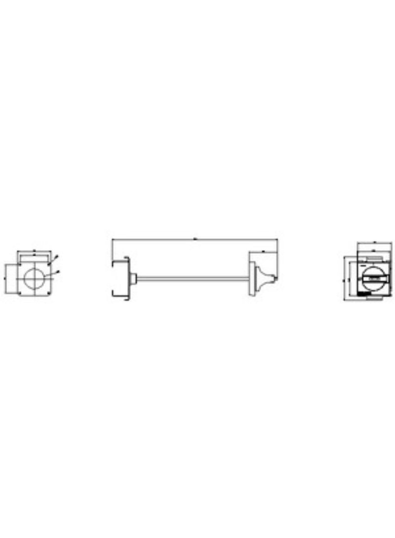 Siemens Door-Mounted Rotary Operator Accessory, IP65, for 3VJ10 MCCB ( 3VJ9018-0HD11) - Image 2